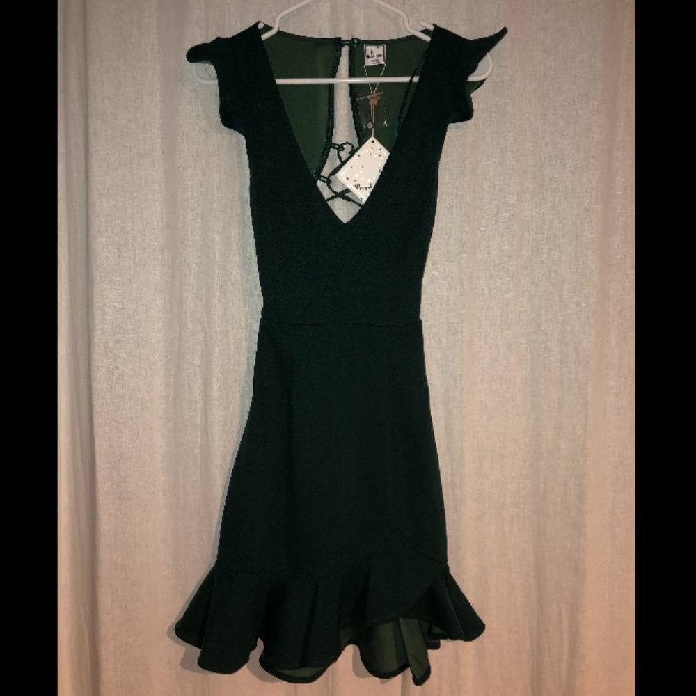 Selfie Leslie Take Note Frill Dress